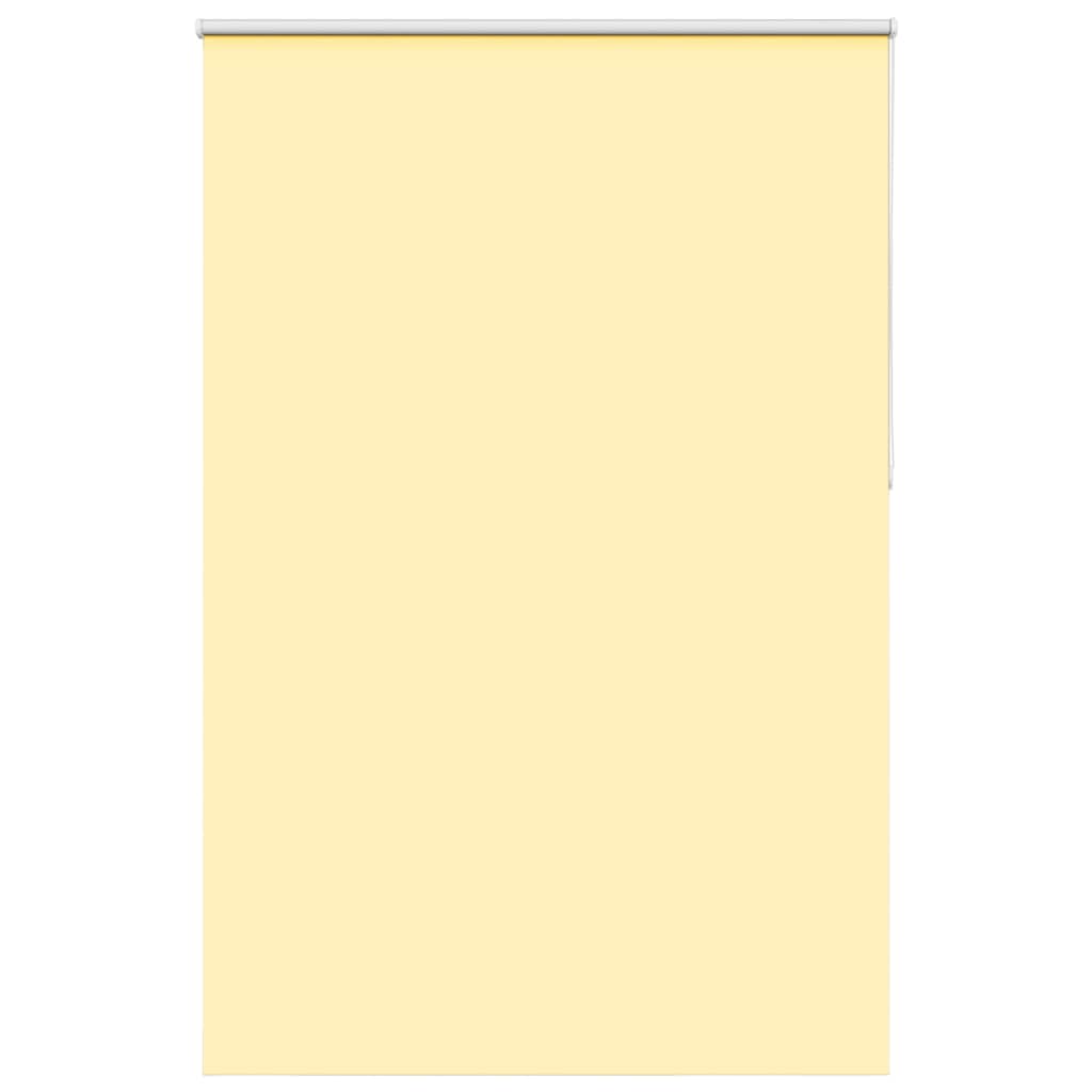 Roller Blind Blackout Yellow 150x230 cm Fabric Width 146.6 cm Polyester - Design Hut
