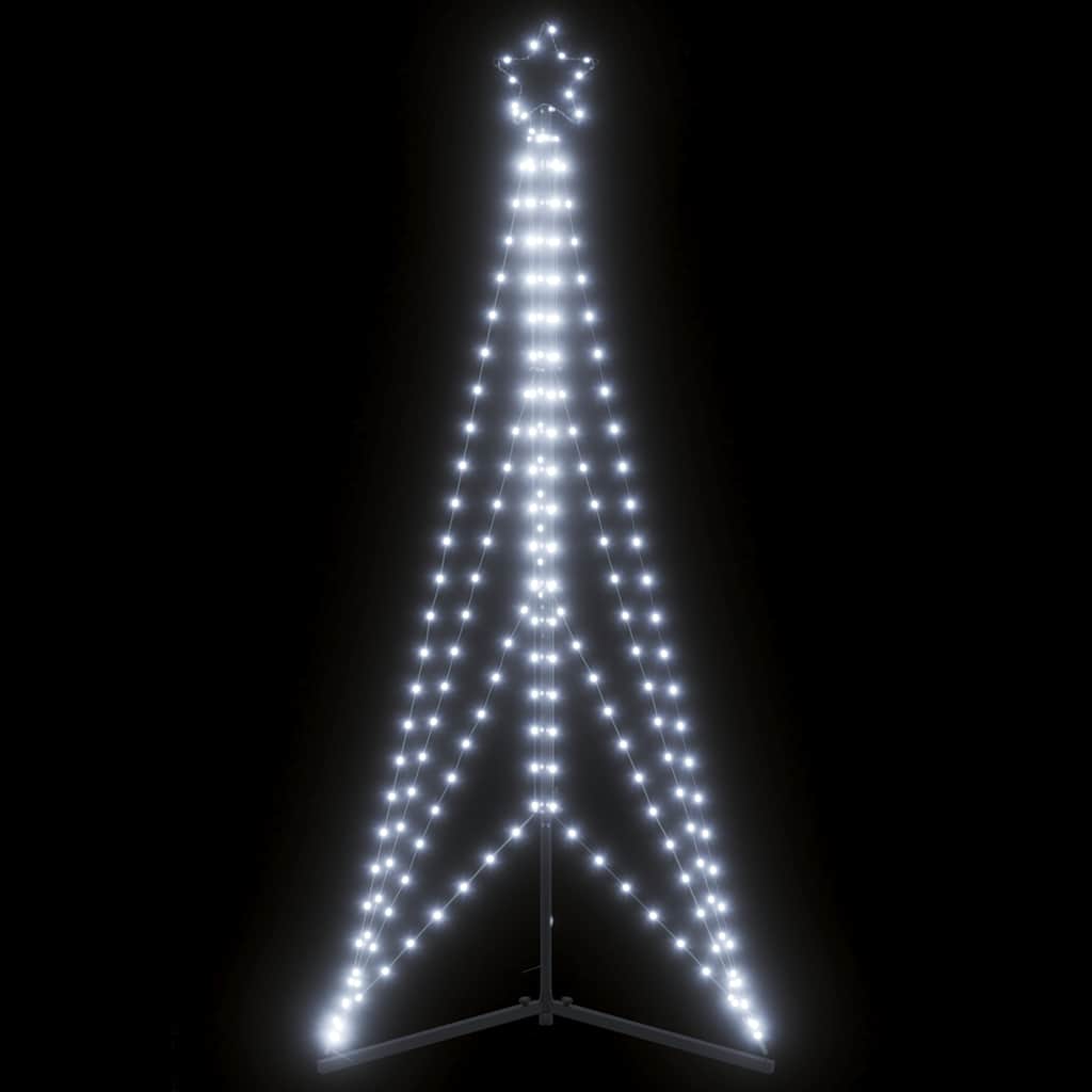 SNORA LED Christmas Tree 363 LEDs Cold White 182 cm - All Things Good