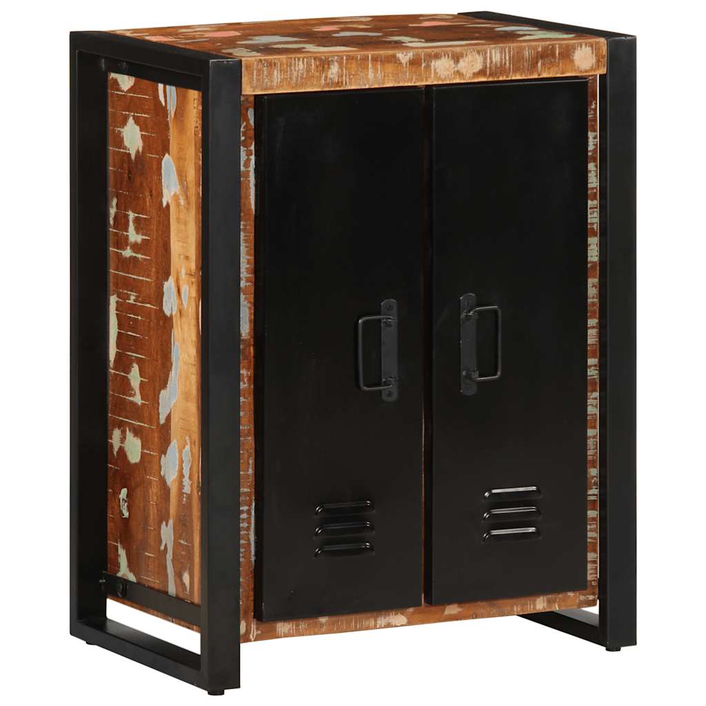 Sideboard Multicolour 55x35x70 cm Solid Wood Reclaimed - Charlotte Dunes