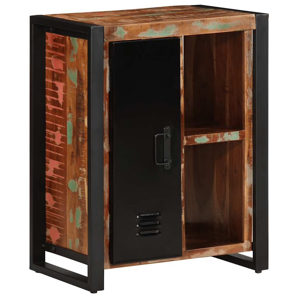 Sideboard Multicolour 55x35x70 cm Solid Wood Reclaimed - Direct Imports