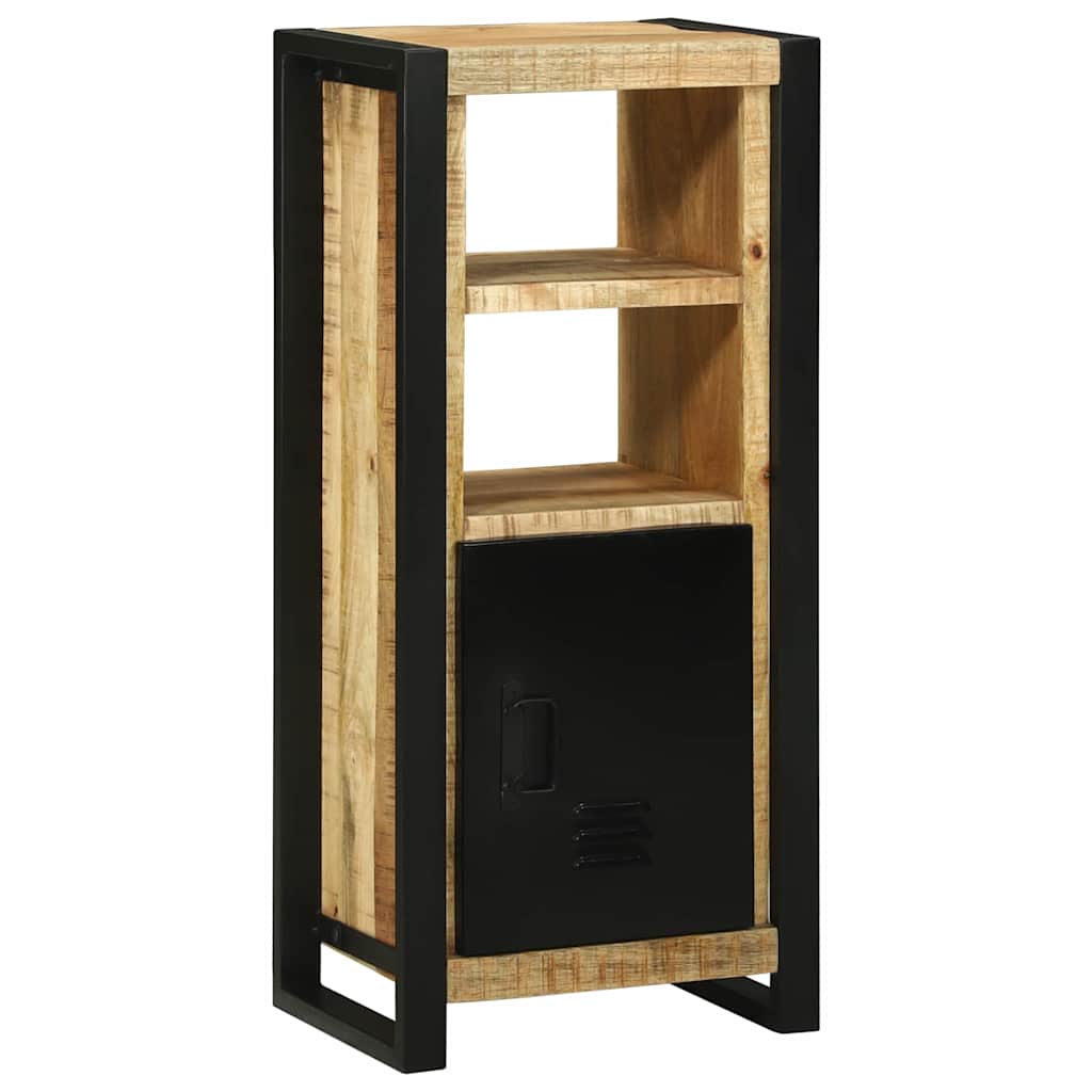 Bathroom Wall Cabinet 40x30x90 cm Solid Rough Wood Mango - The Home Maker