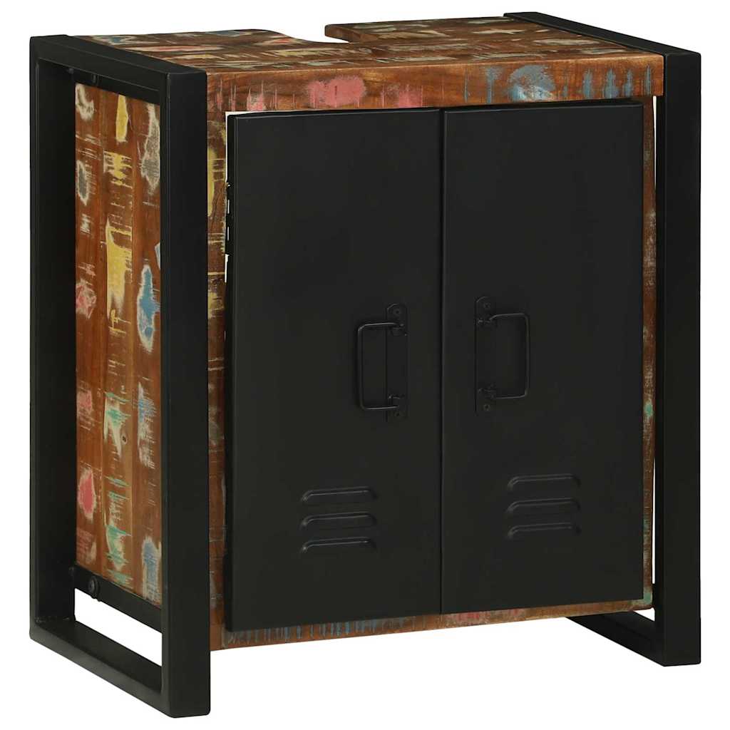 Sink Cabinet 55x35x60 cm Solid Wood Reclaimed - Unbeatable Bargains