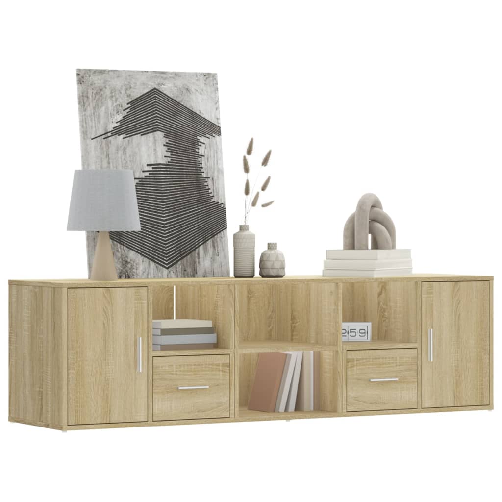 Corner Cabinet Sonoma Oak 160x40x45 cm Engineered Wood - Design Hut