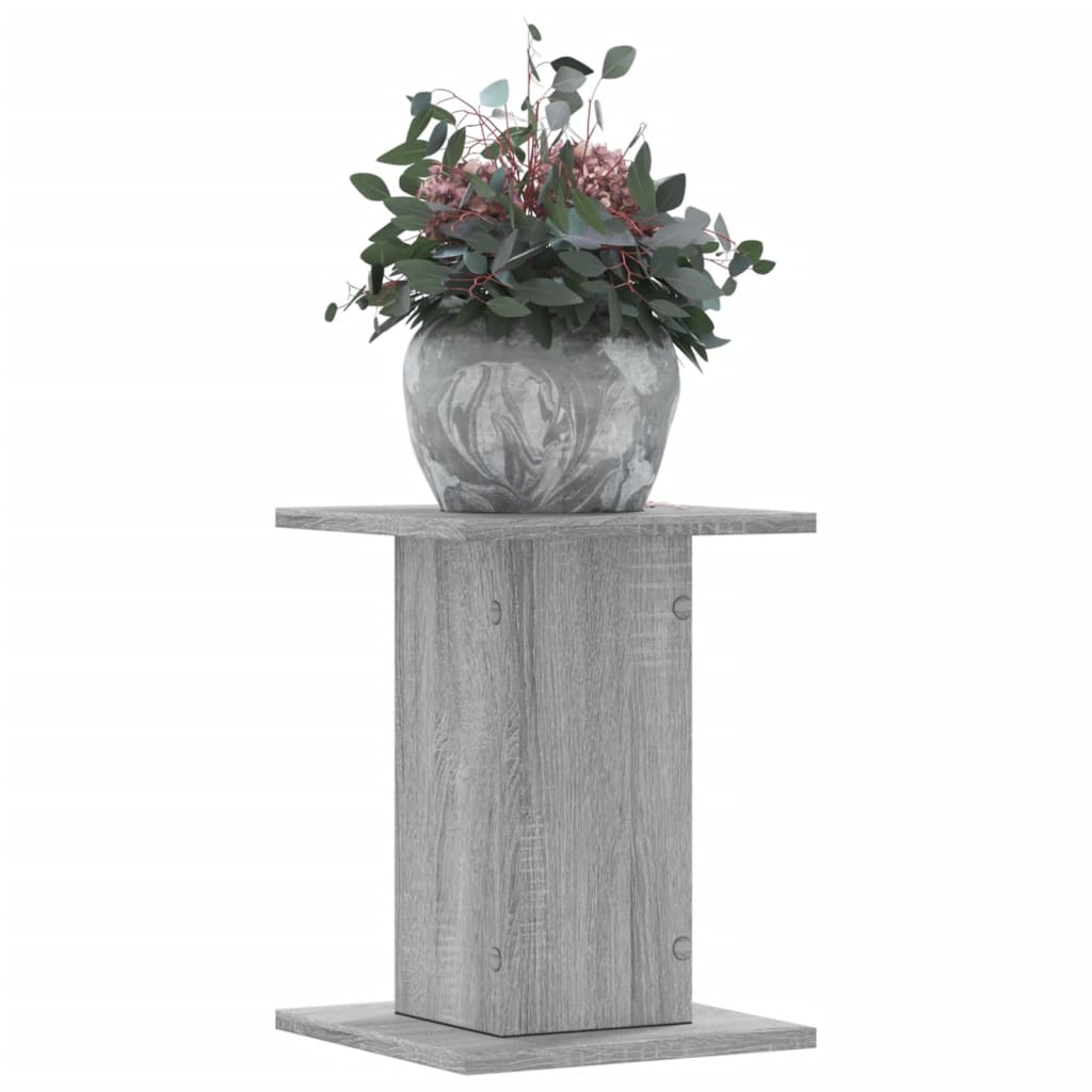 Plant Stands 2 pcs Grey Sonoma 30x30x40 cm Engineered Wood - All Things Good