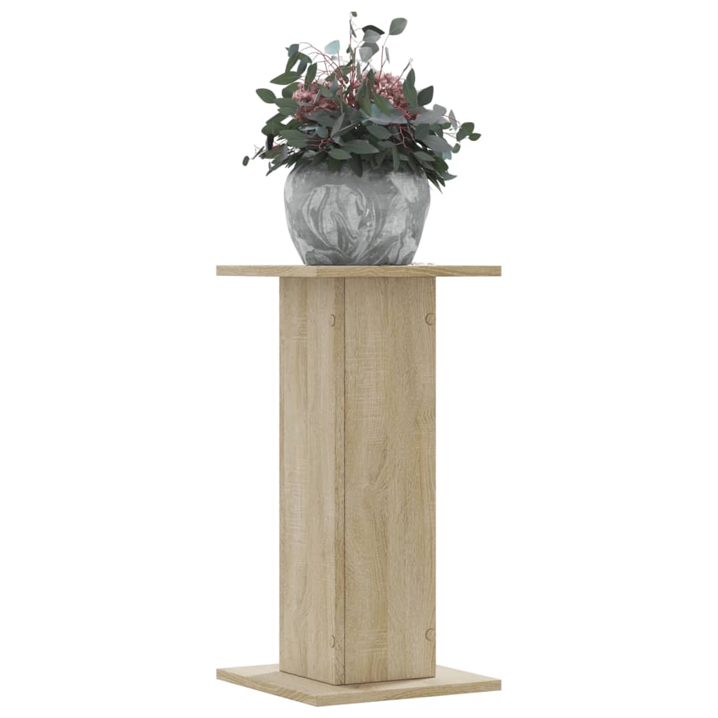 Plant Stands 2 pcs Sonoma Oak 30x30x60 cm Engineered Wood - All Things Good