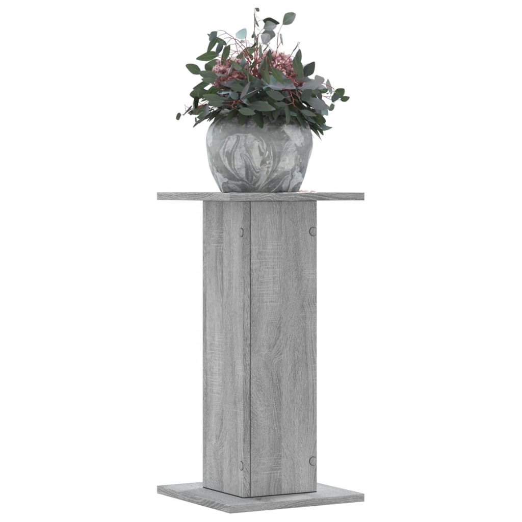 Plant Stands 2 pcs Grey Sonoma 30x30x60 cm Engineered Wood - All Things Good
