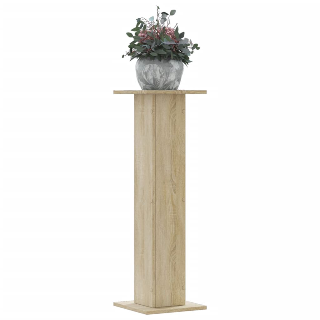 Plant Stands 2 pcs Sonoma Oak 30x30x95 cm Engineered Wood - All Things Good