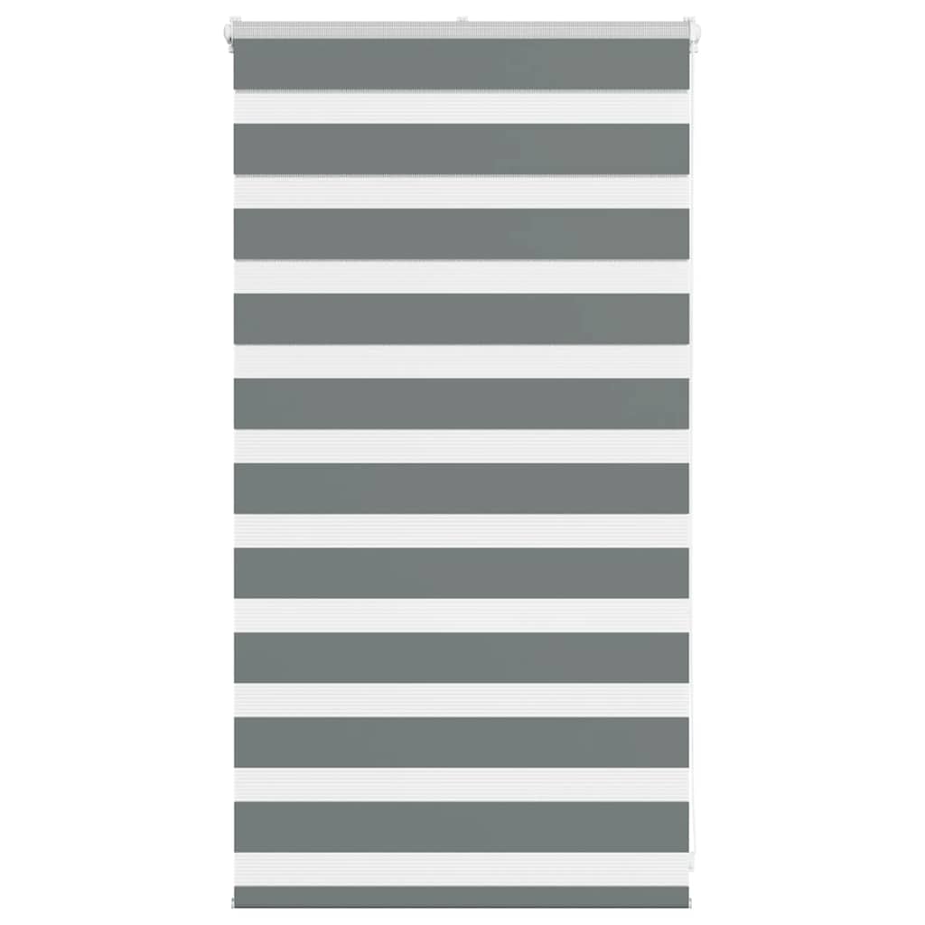 Zebra Blind Dark Grey 70x100 cm Fabric Width 65.9 cm Polyester - The Home Maker