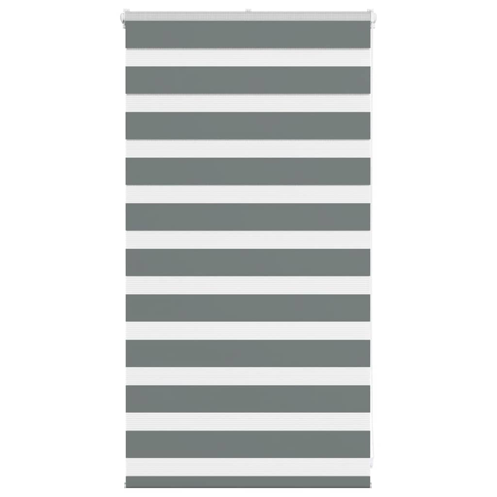 Zebra Blind Dark Grey 75x100 cm Fabric Width 70.9 cm Polyester - Merkel Designers