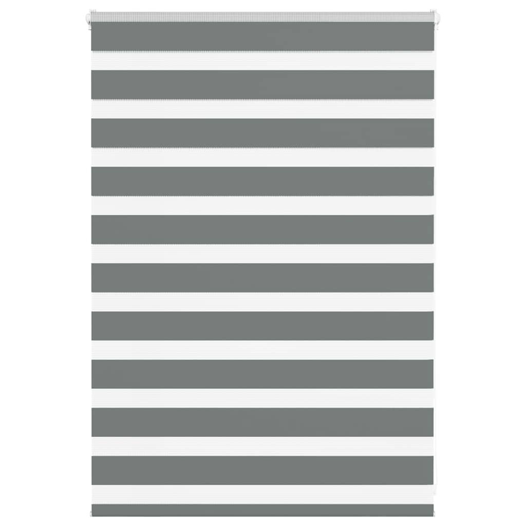 Zebra Blind Dark Grey 110x100 cm Fabric Width 105.9 cm Polyester - Casper Homes