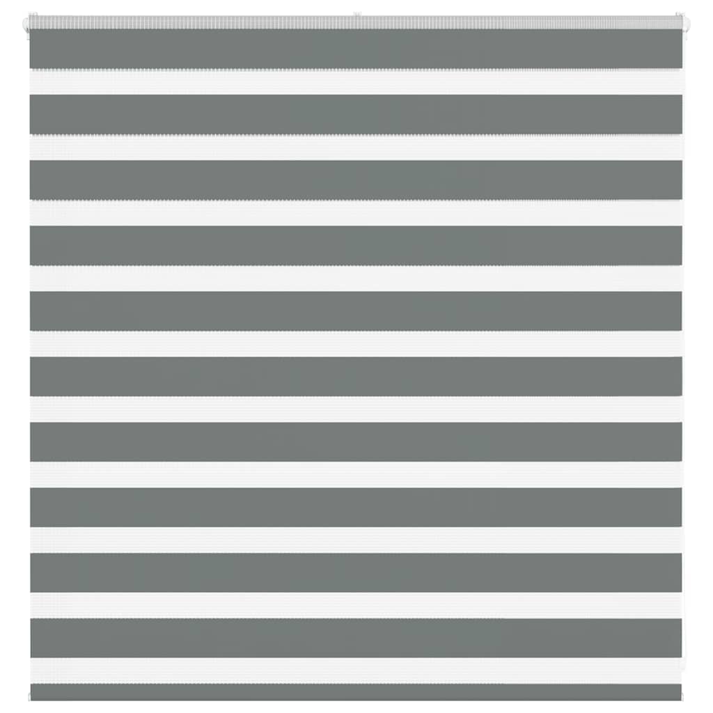 Zebra Blind Dark Grey 140x100 cm Fabric Width 135.9 cm Polyester - Sid & Sam