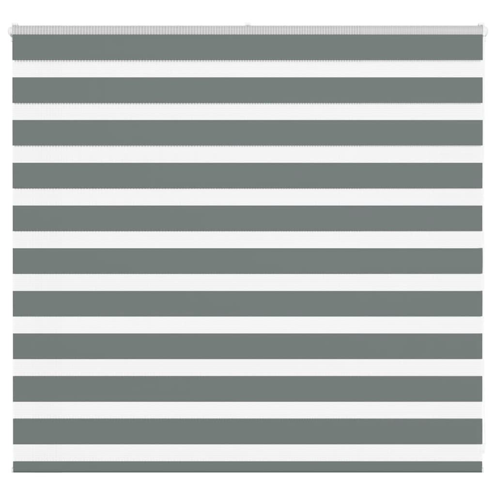 Zebra Blind Dark Grey 160x100 cm Fabric Width 155.9 cm Polyester - Brittle & Co