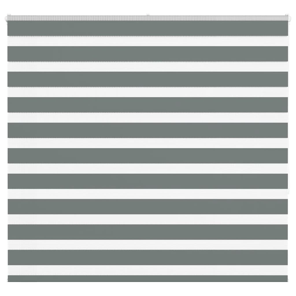 Zebra Blind Dark Grey 155x150 cm Fabric Width 150.9 cm Polyester - Style and Chic