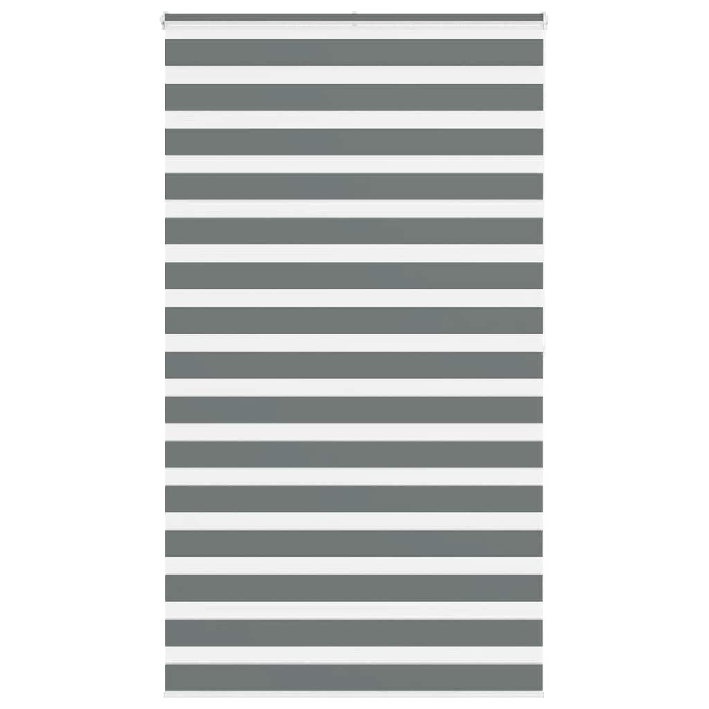 Zebra Blind Dark Grey 135x200 cm Fabric Width 130.9 cm Polyester - Sid & Sam