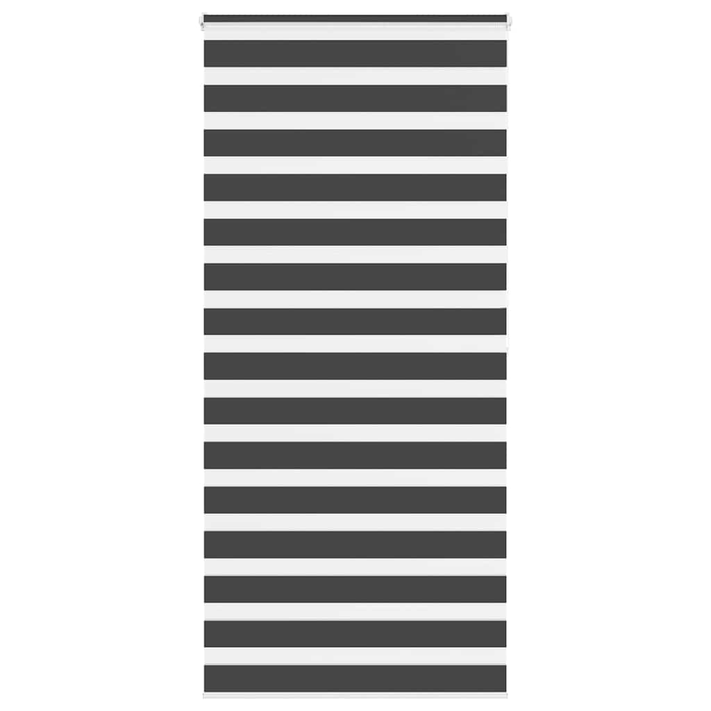 Zebra Blind Black 110x200 cm Fabric Width 105.9 cm Polyester - Sid & Sam