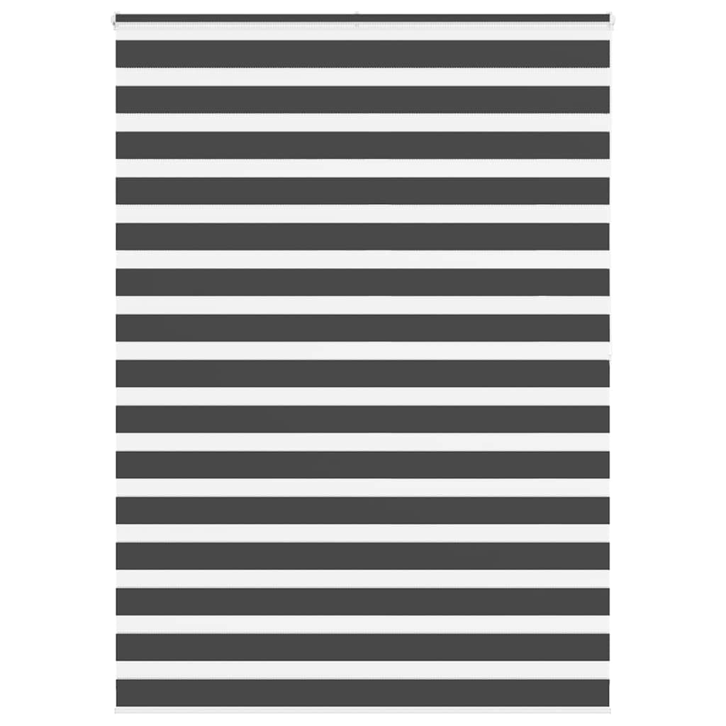 Zebra Blind Black 155x200 cm Fabric Width 150.9 cm Polyester - Charlotte Dunes