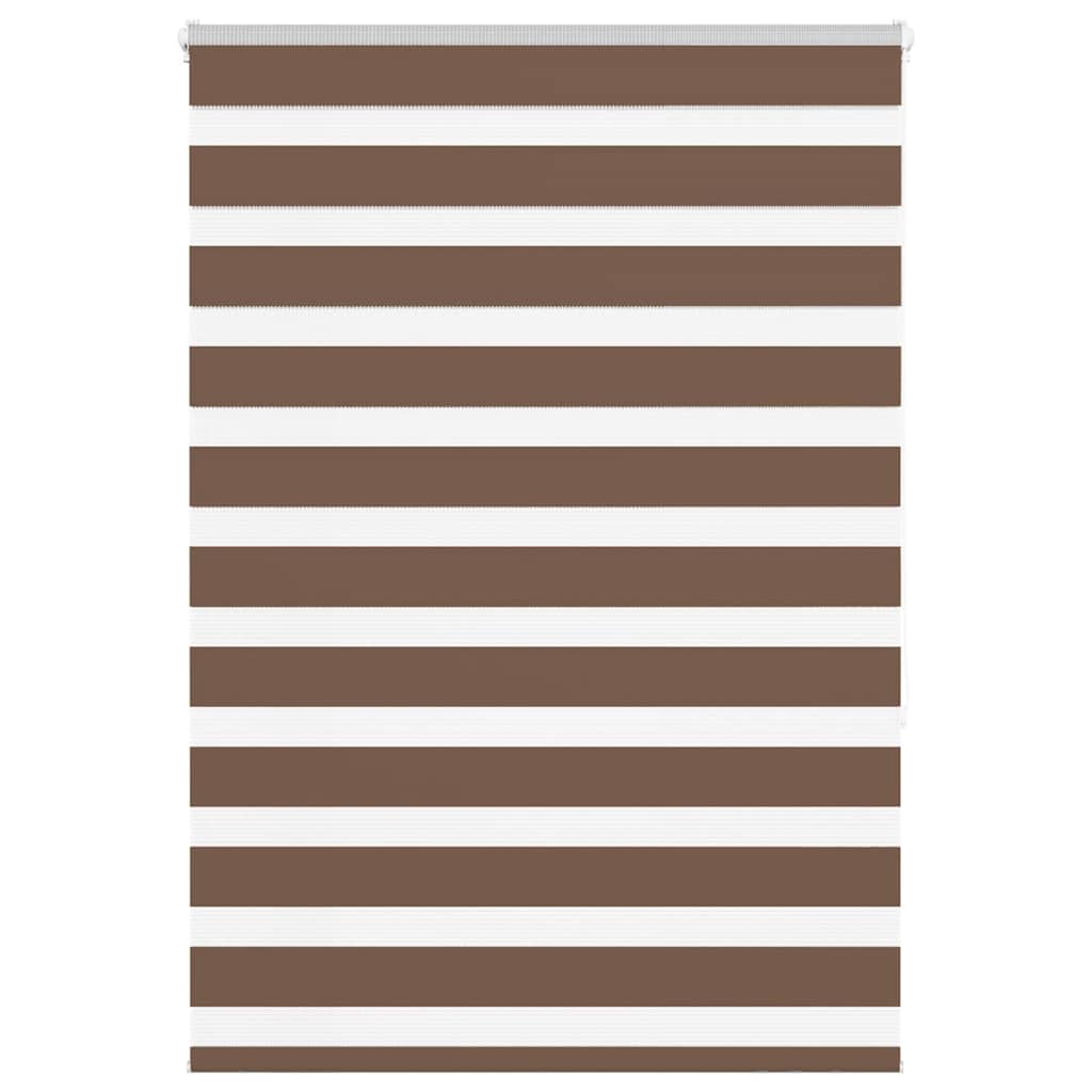 Zebra Blind Brown 110x150 cm Fabric Width 105.9 cm Polyester - Merkel Designers