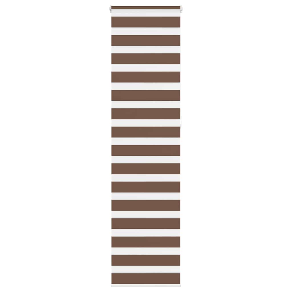 Zebra Blind Brown 60x230 cm Fabric Width 55.9 cm Polyester - Charlotte Dunes