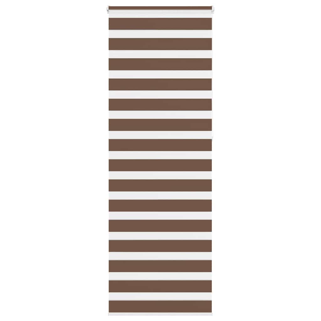 Zebra Blind Brown 90x230 cm Fabric Width 85.9 cm Polyester - Charlotte Dunes