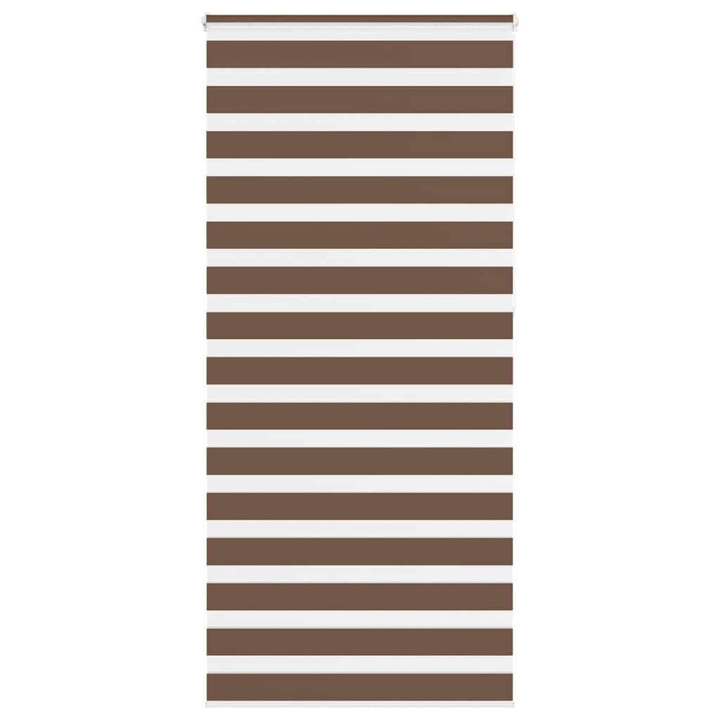 Zebra Blind Brown 105x230 cm Fabric Width 100.9 cm Polyester - Charlotte Dunes