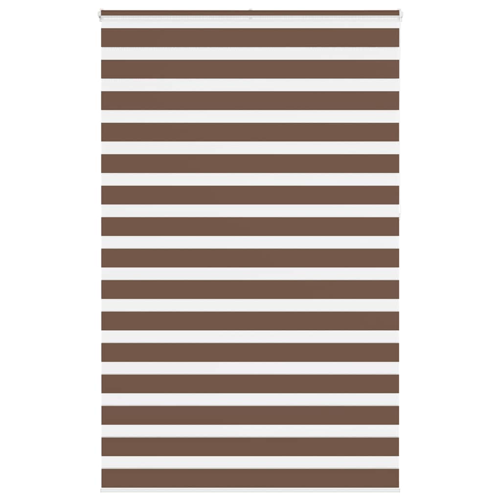 Zebra Blind Brown 140x230 cm Fabric Width 135.9 cm Polyester - Merkel Designers