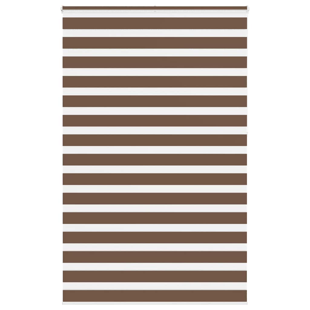 Zebra Blind Brown 145x230 cm Fabric Width 140.9 cm Polyester - Sid & Sam