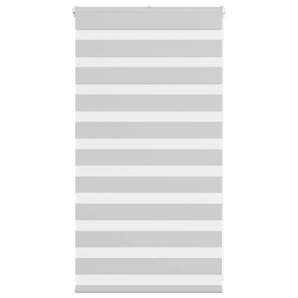 Zebra Blind Light Grey 90x100 cm Fabric Width 85.9 cm Polyester - Sid & Sam