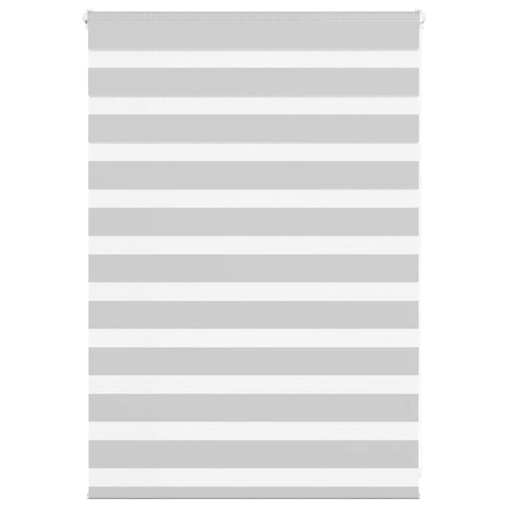 Zebra Blind Light Grey 95x100 cm Fabric Width 90.9 cm Polyester - Sid & Sam
