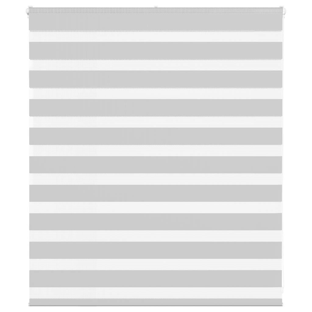 Zebra Blind Light Grey 120x100 cm Fabric Width 115.9 cm Polyester - Merkel Designers