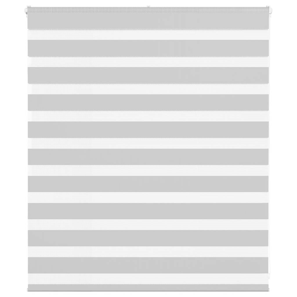 Zebra Blind Light Grey 135x100 cm Fabric Width 130.9 cm Polyester - Sid & Sam