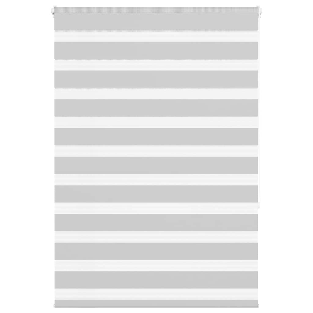 Zebra Blind Light Grey 105x150 cm Fabric Width 100.9 cm Polyester - Merkel Designers