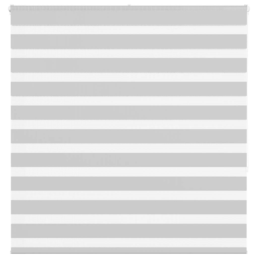 Zebra Blind Light Grey 140x150 cm Fabric Width 135.9 cm Polyester - Decor Base