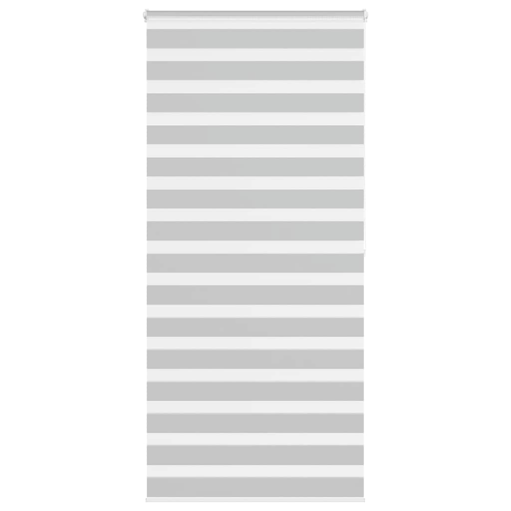 Zebra Blind Light Grey 110x200 cm Fabric Width 105.9 cm Polyester - Merkel Designers