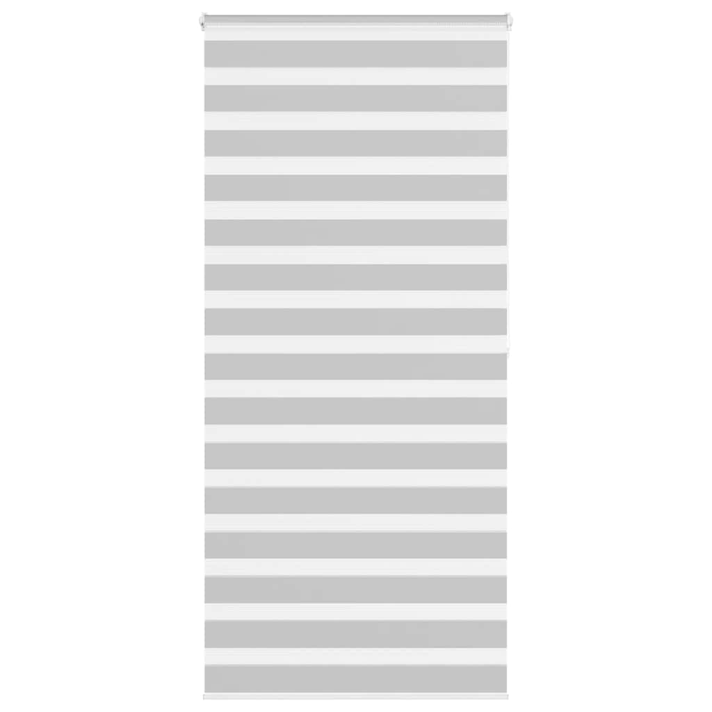 Zebra Blind Light Grey 115x200 cm Fabric Width 110.9 cm Polyester - Merkel Designers