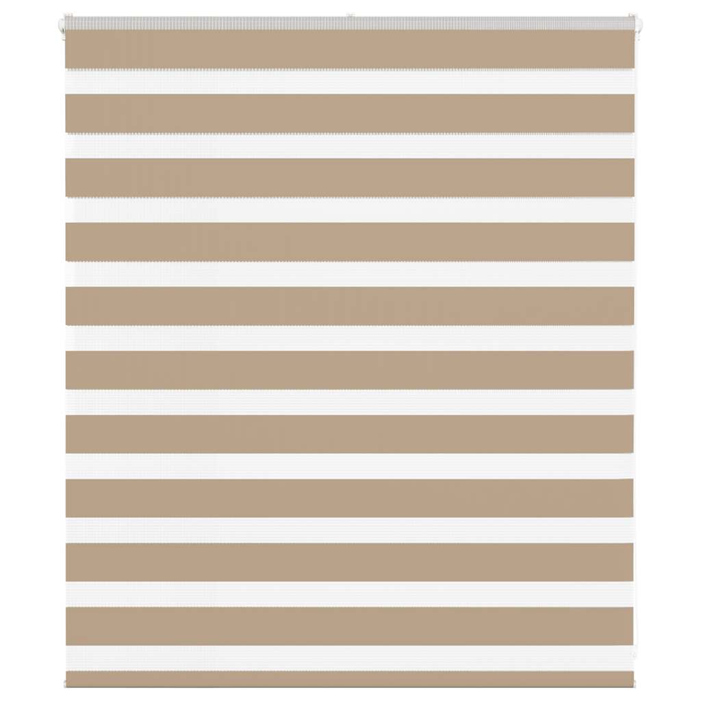 Zebra Blind Sand Brown 135x100 cm Fabric Width 130.9 cm Polyester - Style and Chic