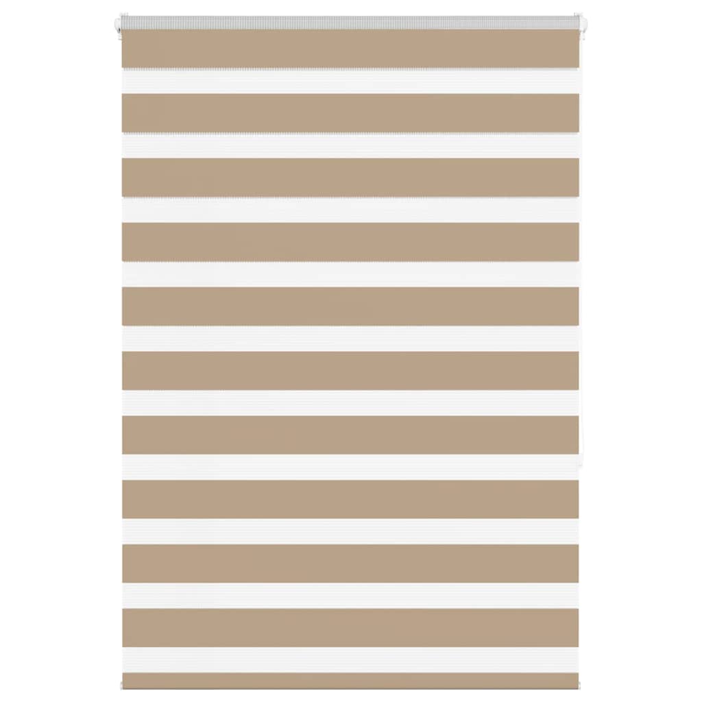 Zebra Blind Sand Brown 115x150 cm Fabric Width 110.9 cm Polyester - Sid & Sam