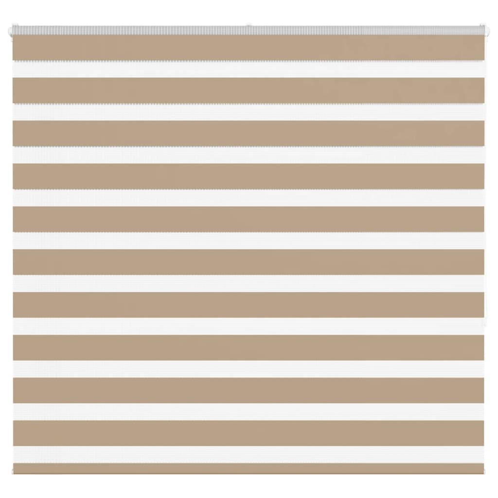 Zebra Blind Sand Brown 160x150 cm Fabric Width 155.9 cm Polyester - Charlotte Dunes