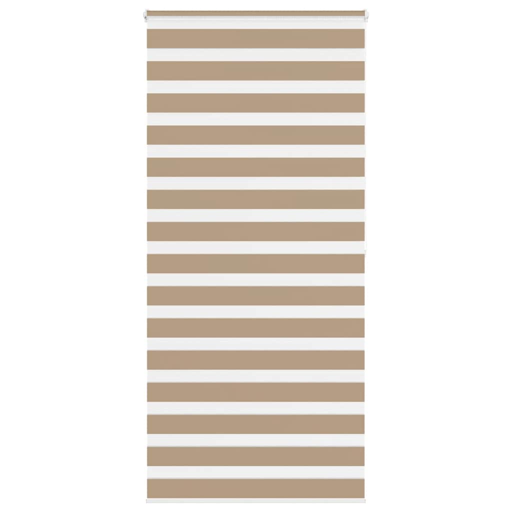 Zebra Blind Sand Brown 115x200 cm Fabric Width 110.9 cm Polyester - Casper Homes