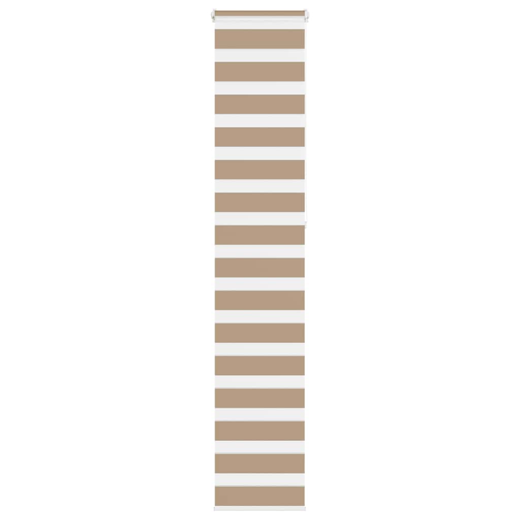 Zebra Blind Sand Brown 50x230 cm Fabric Width 45.9 cm Polyester - Decor Base