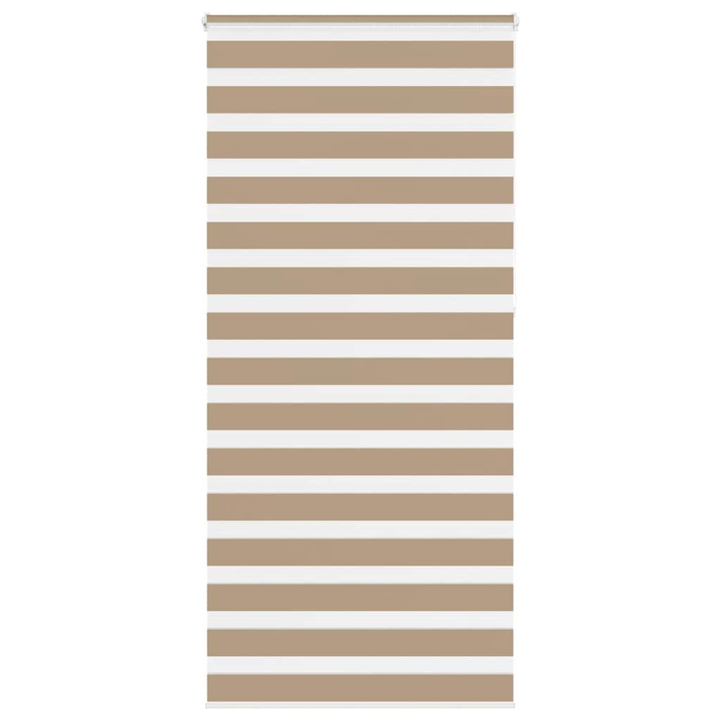 Zebra Blind Sand Brown 115x230 cm Fabric Width 110.9 cm Polyester - Brittle & Co