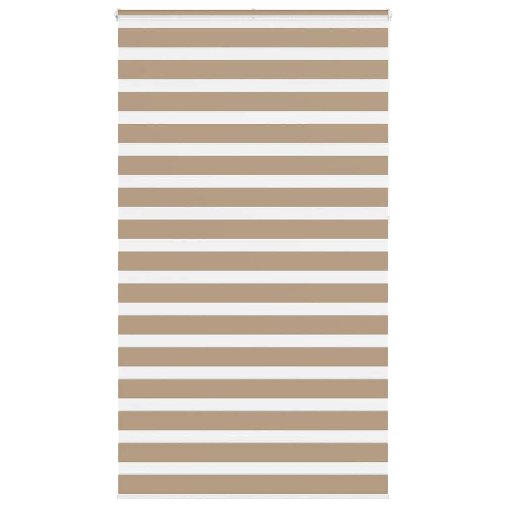 Zebra Blind Sand Brown 135x230 cm Fabric Width 130.9 cm Polyester - Design Hut