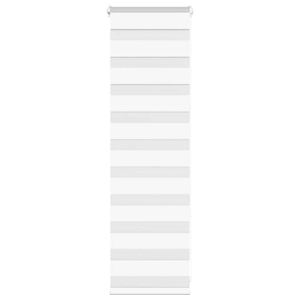 Zebra Blind White 50x100 cm Fabric Width 45.9 cm Polyester - Sid & Sam