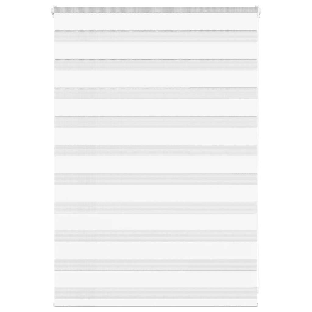 Zebra Blind White 105x100 cm Fabric Width 100.9 cm Polyester - Sid & Sam