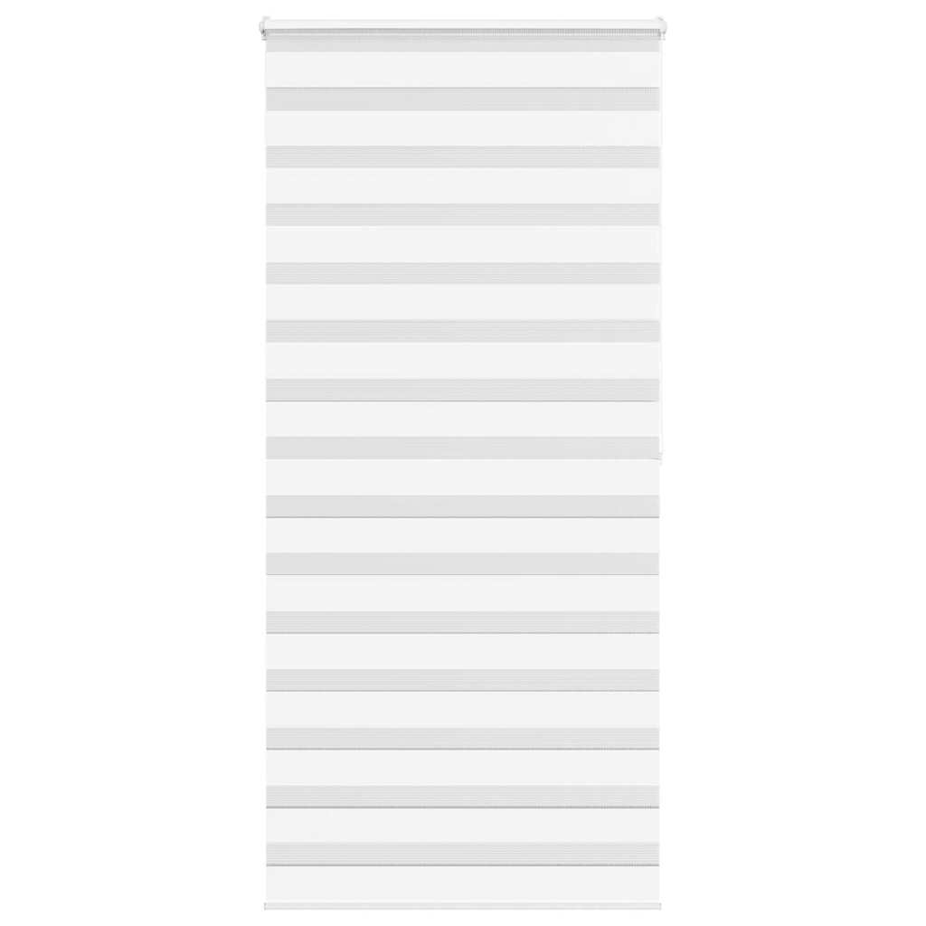 Zebra Blind White 105x200 cm Fabric Width 100.9 cm Polyester - Decor Base
