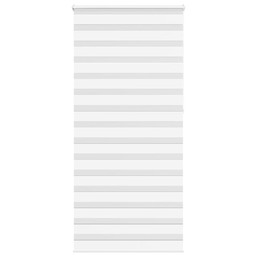 Zebra Blind White 115x230 cm Fabric Width 110.9 cm Polyester - Direct Imports
