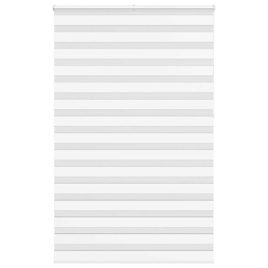 Zebra Blind White 145x230 cm Fabric Width 140.9 cm Polyester - Discount Dealers