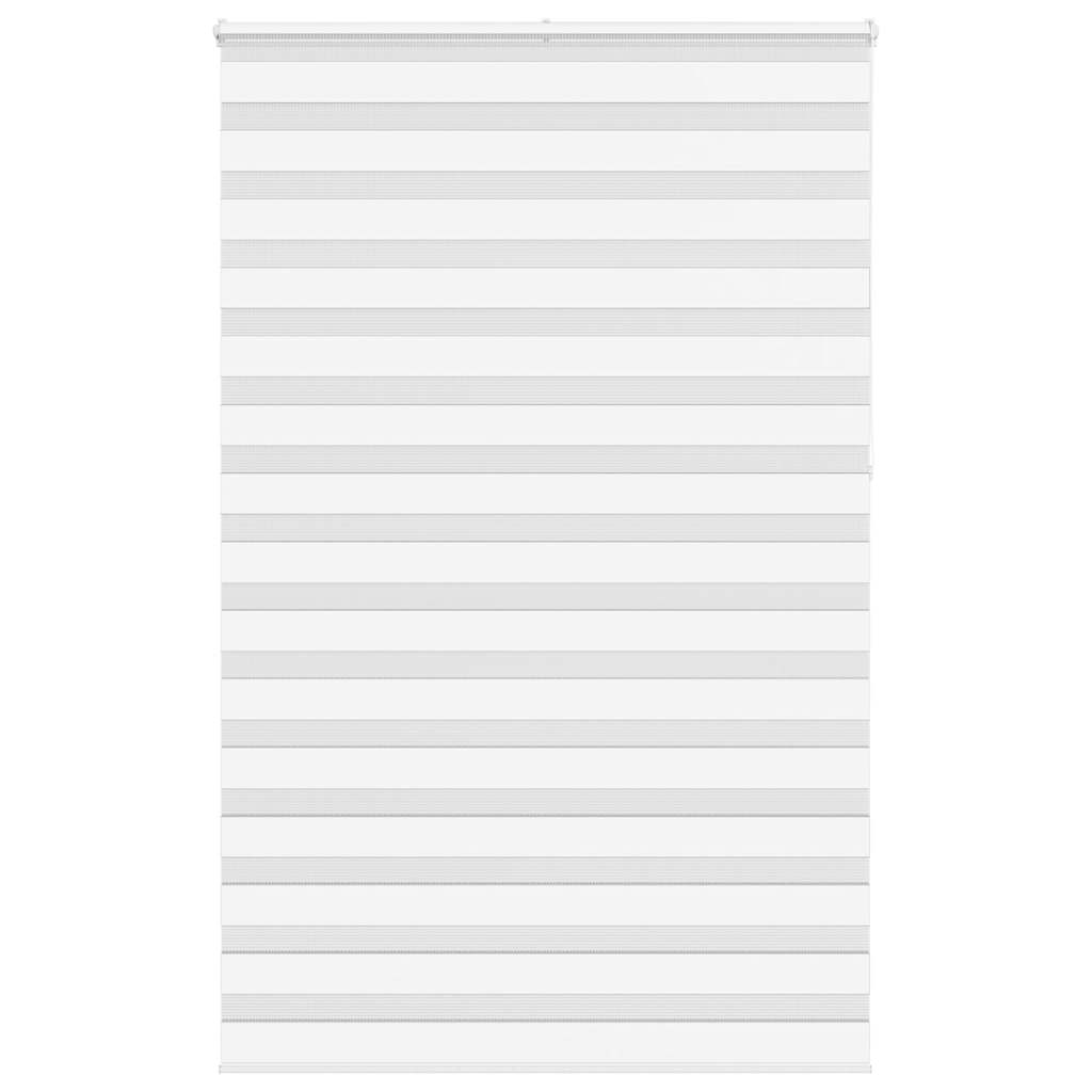 Zebra Blind White 150x230 cm Fabric Width 145.9 cm Polyester - Sid & Sam