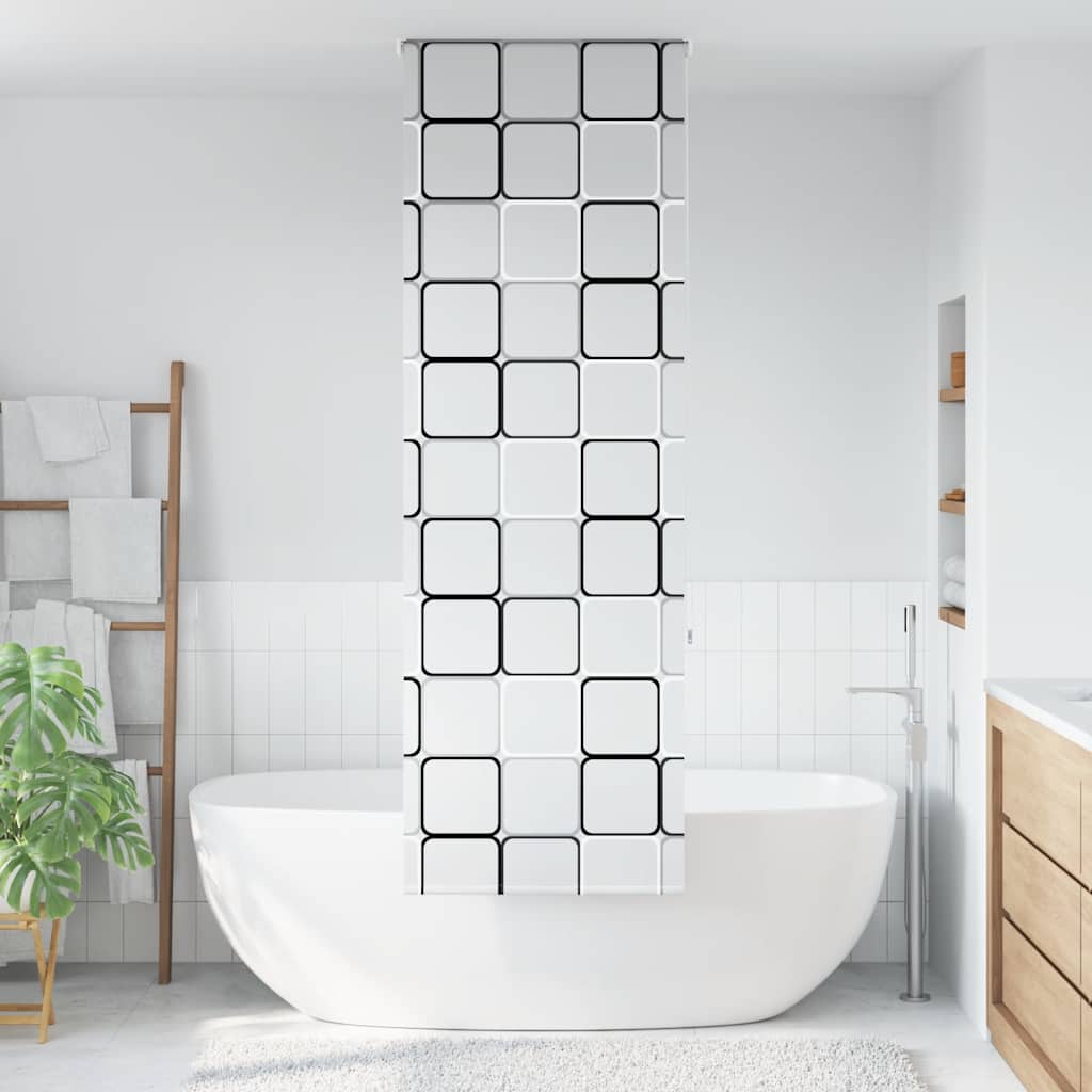 Shower Roller Blind 70x240 cm Fabric Width 66 cm - The Home Maker