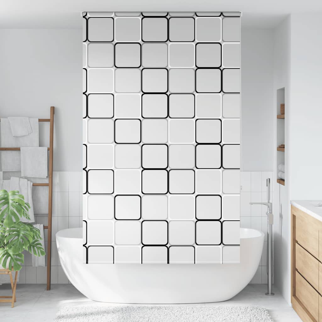 Shower Roller Blind 120x240 cm Fabric Width 116 cm - Decor Base