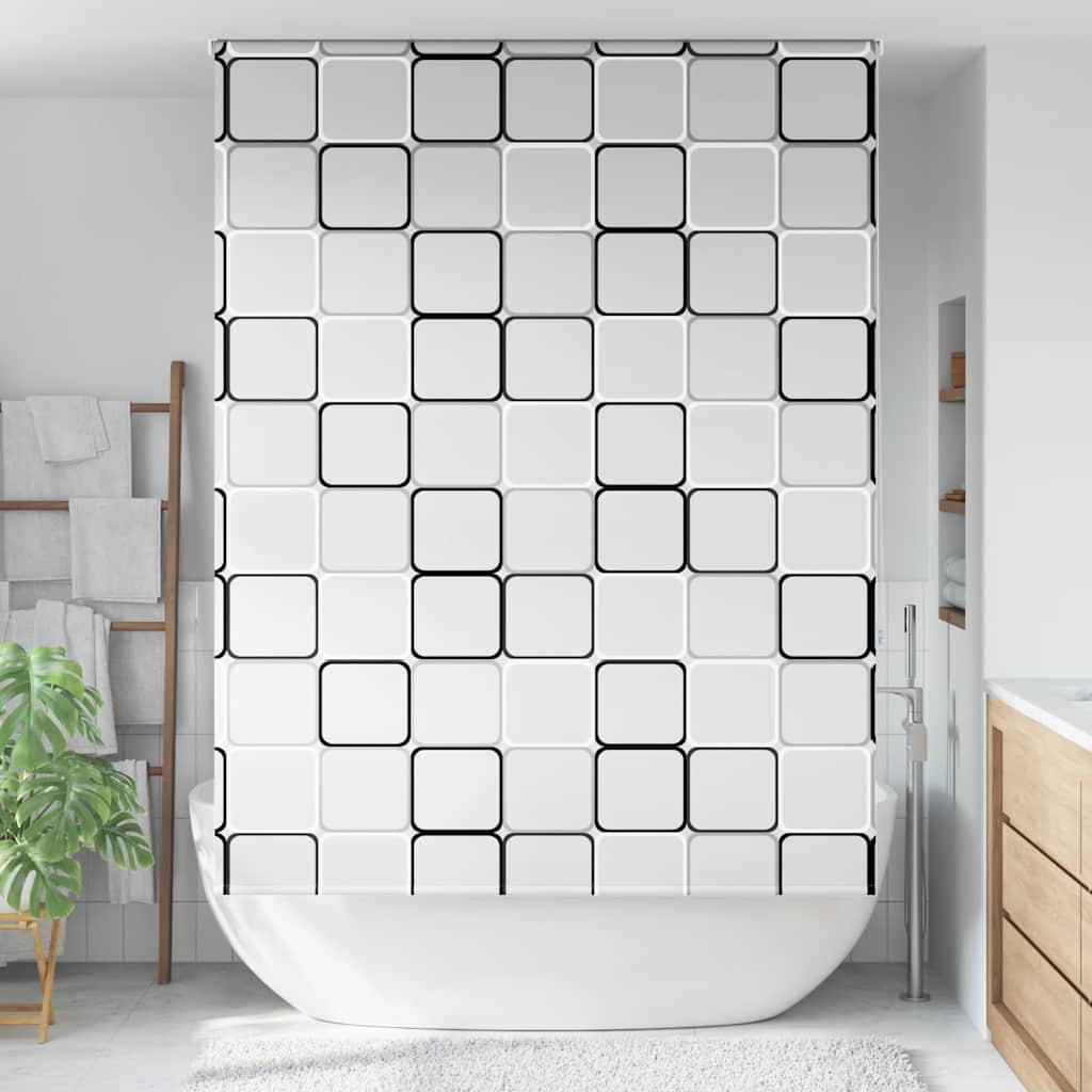 Shower Roller Blind 160x240 cm Fabric Width 156 cm - Direct Imports